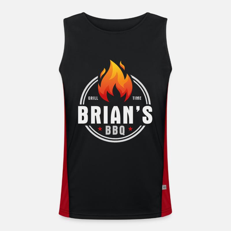 Brians BBQ Débardeur respirant contrasté Homme 