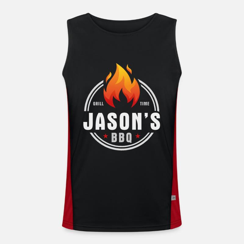 Jasons BBQ Débardeur respirant contrasté Homme 