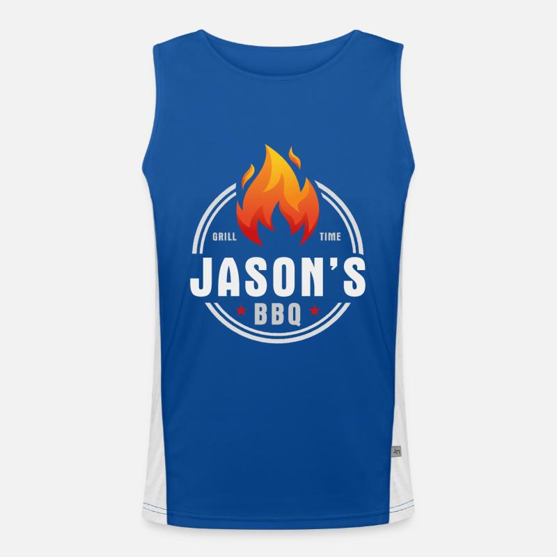 Jasons BBQ Débardeur respirant contrasté Homme 