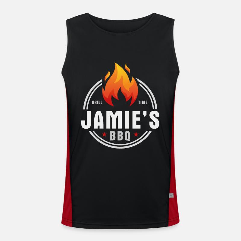 Jamies BBQ Débardeur respirant contrasté Homme 