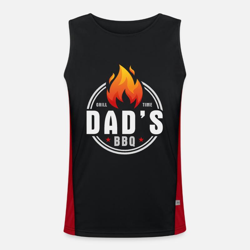 Dads BBQ Men's Functional Contrast Tank Top 