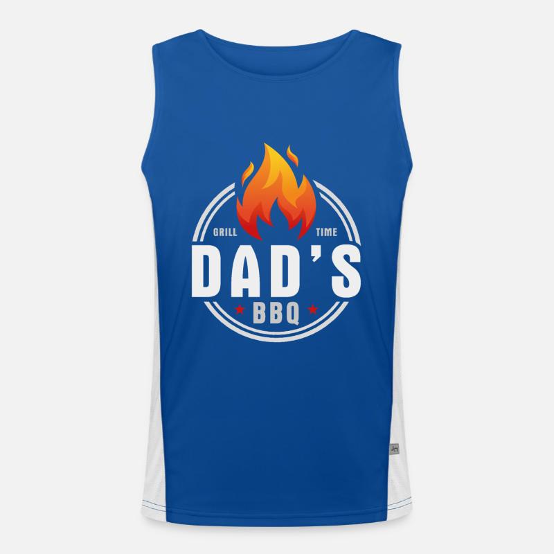 Dads BBQ Men's Functional Contrast Tank Top 