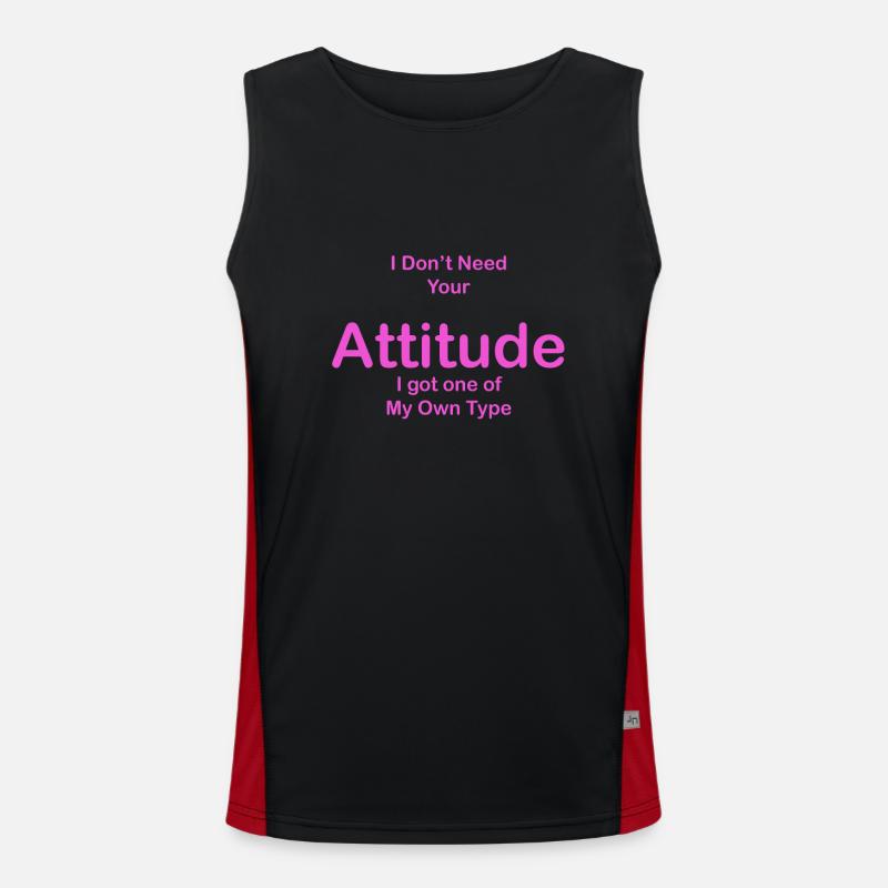 Citation d'attitude Débardeur respirant contrasté Homme 