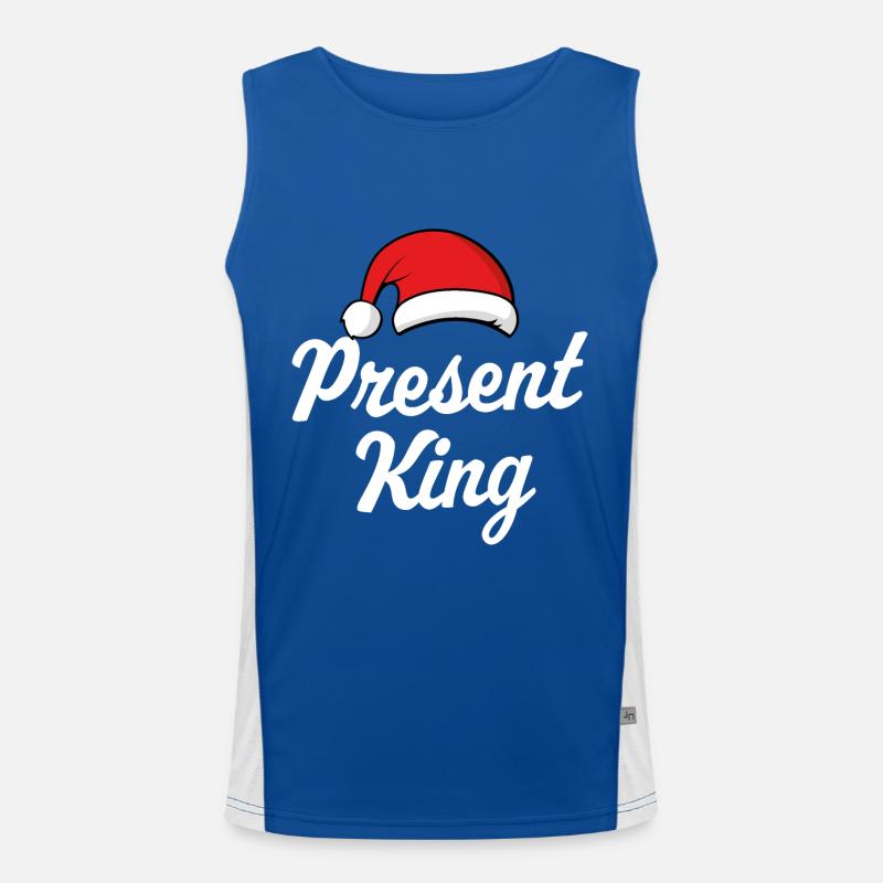 Present King Men's Functional Contrast Tank Top 
