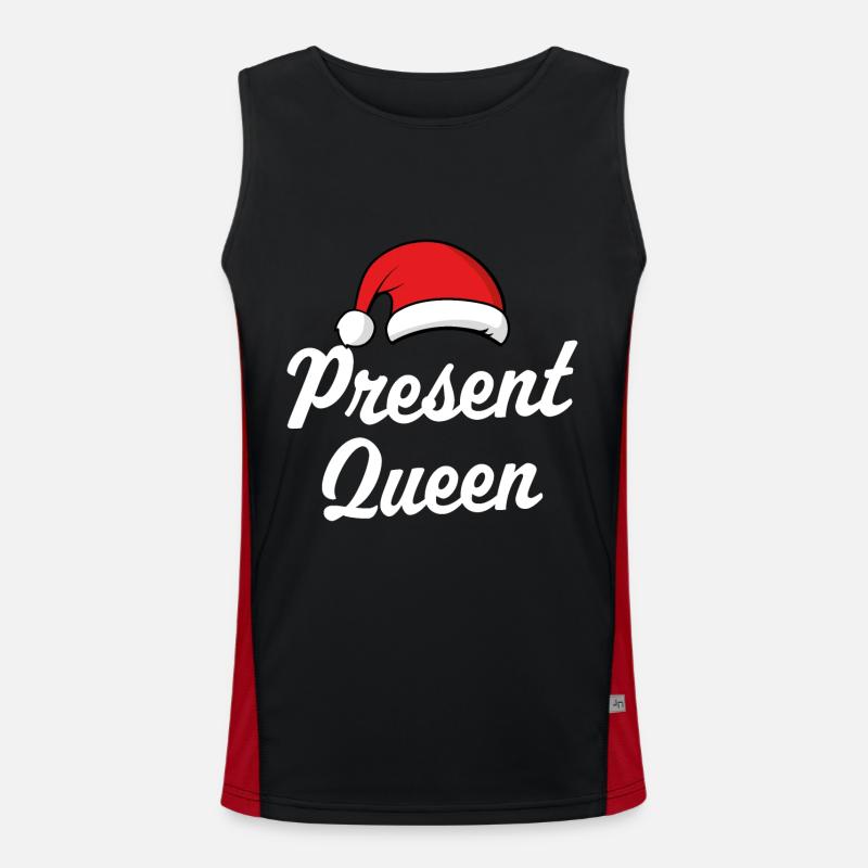 Present Queen Men's Functional Contrast Tank Top 