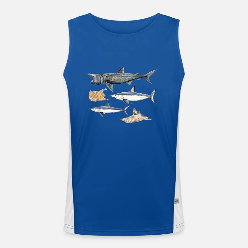 Requins - Requins - Requins Débardeur respirant contrasté Homme 
