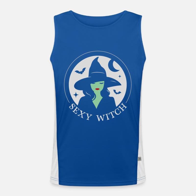 Sexy Witch Men's Functional Contrast Tank Top 
