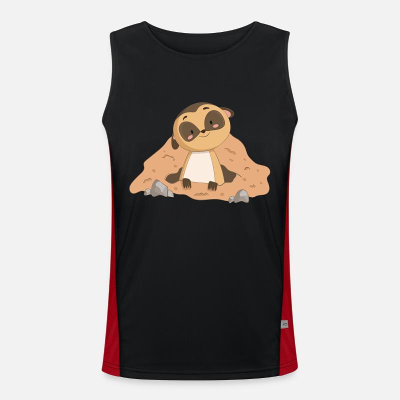 Suricate Mangust Débardeur respirant contrasté Homme 
