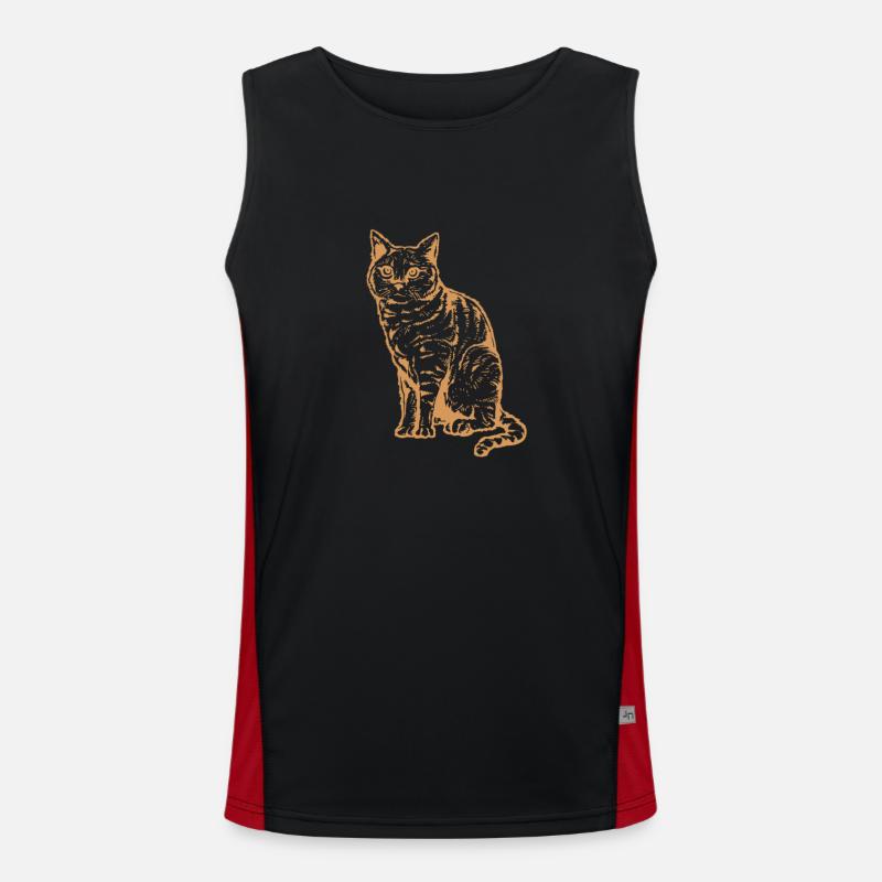 Chat Débardeur respirant contrasté Homme 