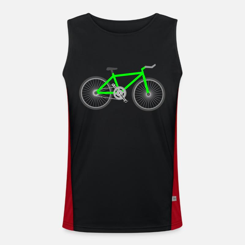 vélo fixie Débardeur respirant contrasté Homme 