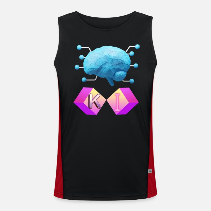 Conception d’intelligence artificielle Débardeur respirant contrasté Homme 