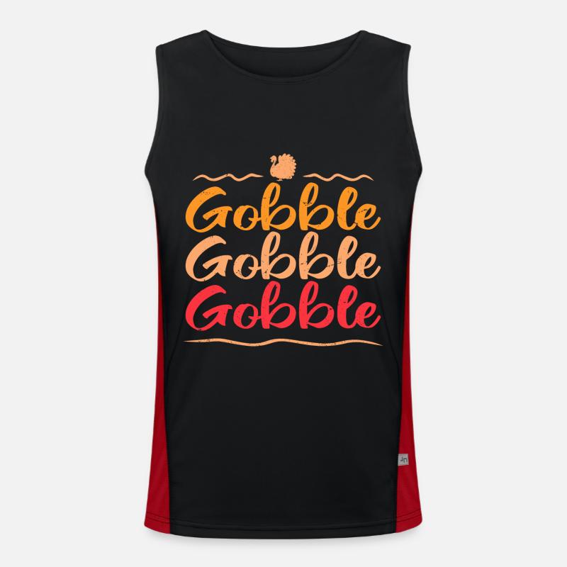 gobble gobble gobble Débardeur respirant contrasté Homme 