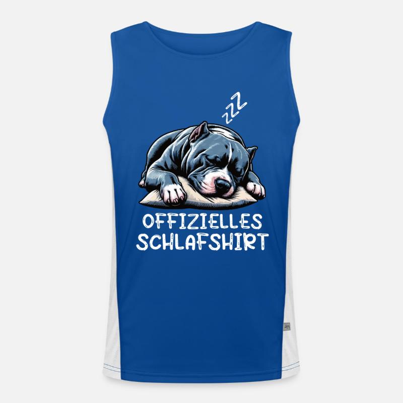 Offizielles Schlafshirt American Bully Bully Pit Funktionelles Kontrast-Tank Top für Männer 