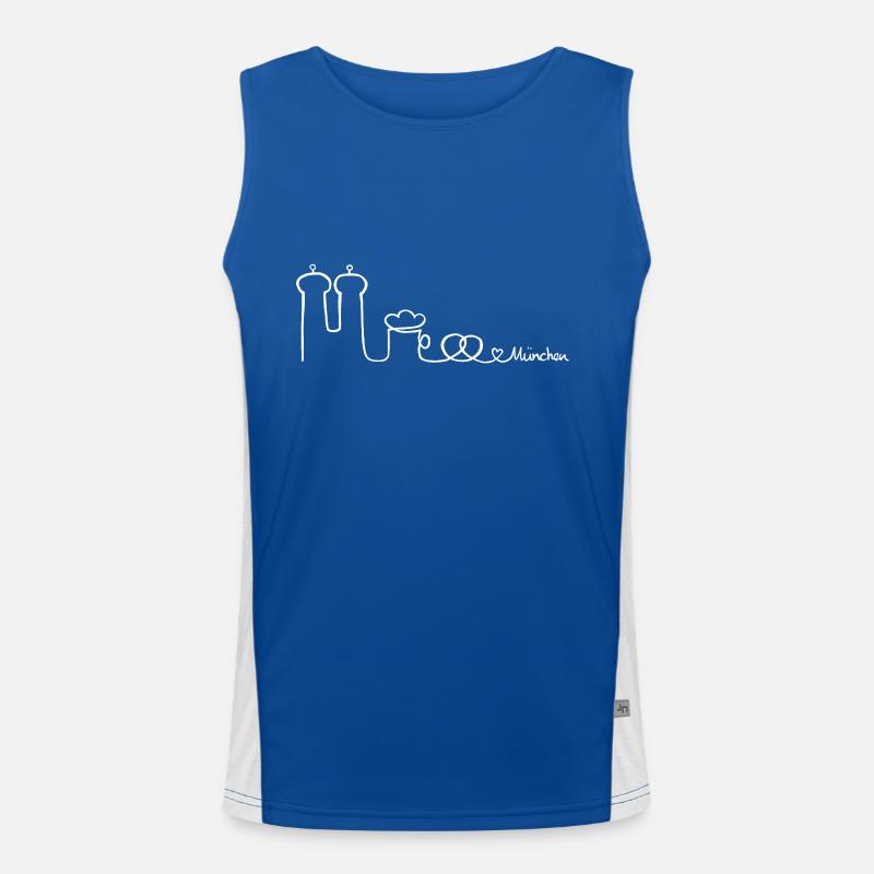 München Funktionelles Kontrast-Tank Top für Männer 