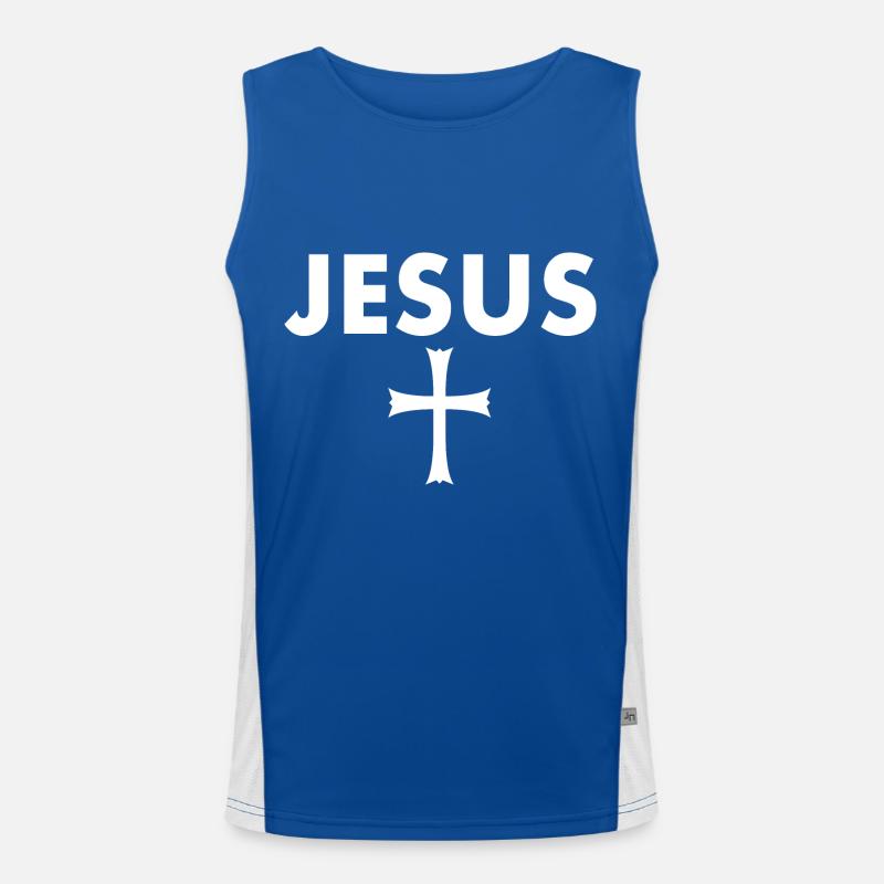 Croix de Jésus Débardeur respirant contrasté Homme 