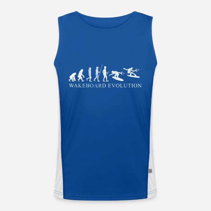 Wakeboarder Geschenk Wakeboard Wasserski Funktionelles Kontrast-Tank Top für Männer 