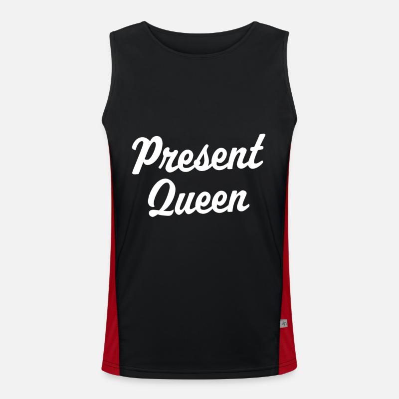 Present Queen Men's Functional Contrast Tank Top 