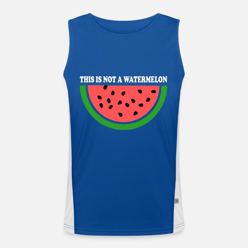 THIS IS NOT A WATERMELON Débardeur respirant contrasté Homme 