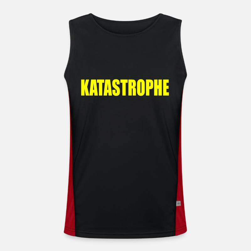Katastrophe Funktionelles Kontrast-Tank Top für Männer 