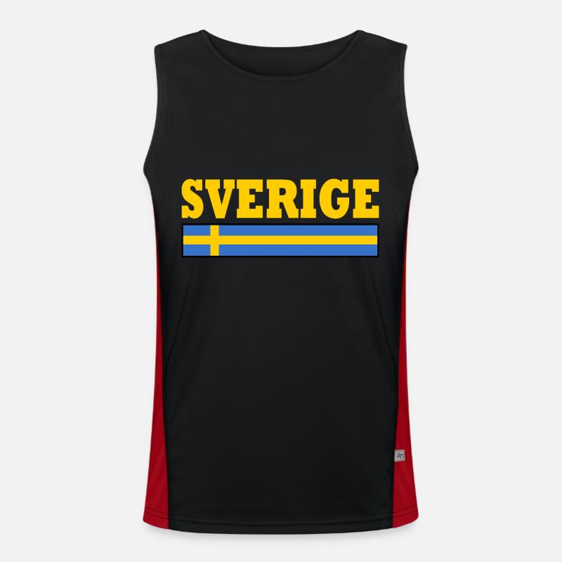 Sverige Débardeur respirant contrasté Homme 