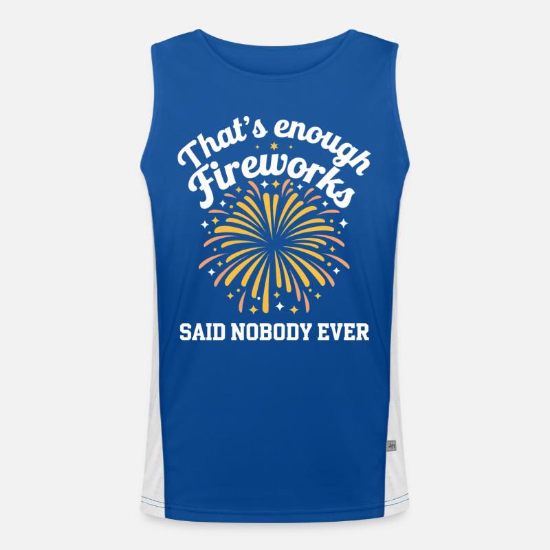 Pyrotechnics Fireworks Pyrotechnics Men's Functional Contrast Tank Top 