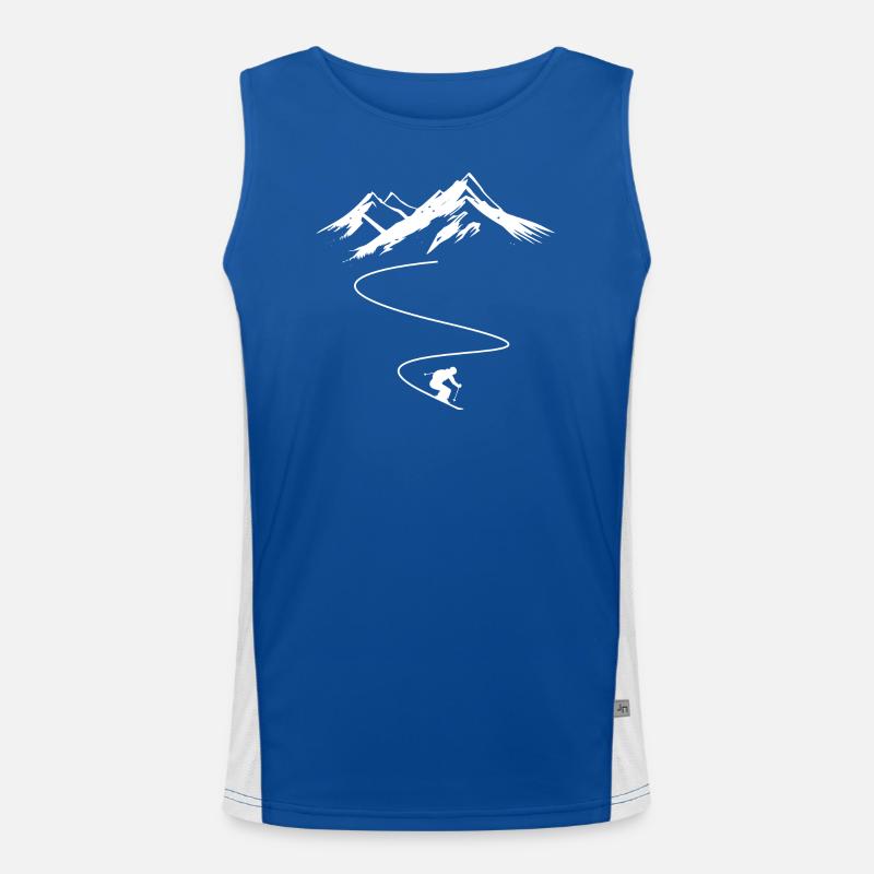 Ski Design Men's Functional Contrast Tank Top 