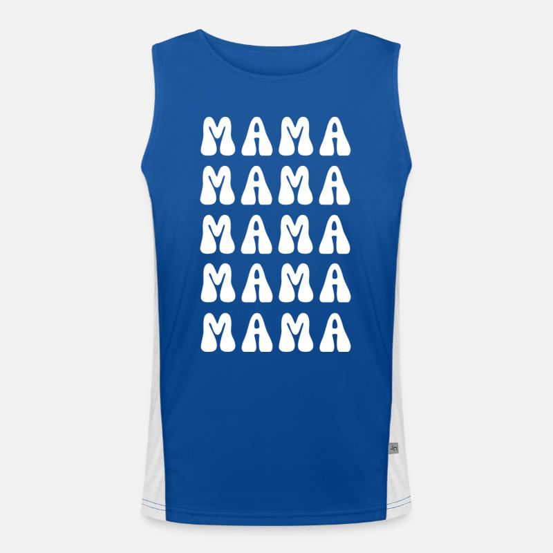MAMMA Funktionelles Kontrast-Tank Top für Männer 