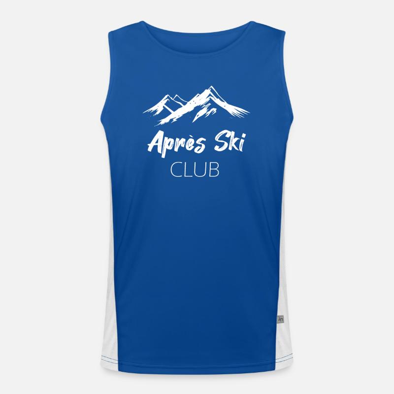 Après-Ski Club Funktionelles Kontrast-Tank Top für Männer 