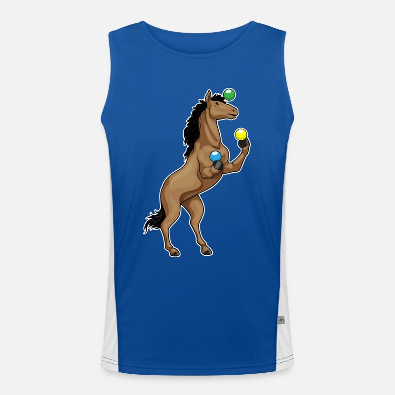 Jongleur de cheval Débardeur respirant contrasté Homme 