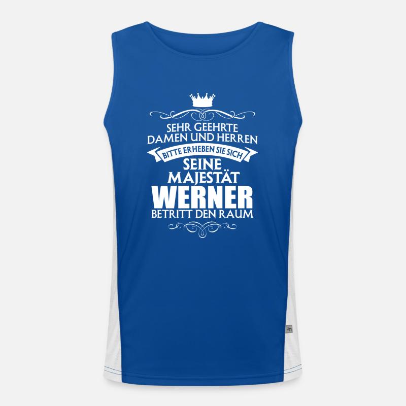 WERNER Funktionelles Kontrast-Tank Top für Männer 