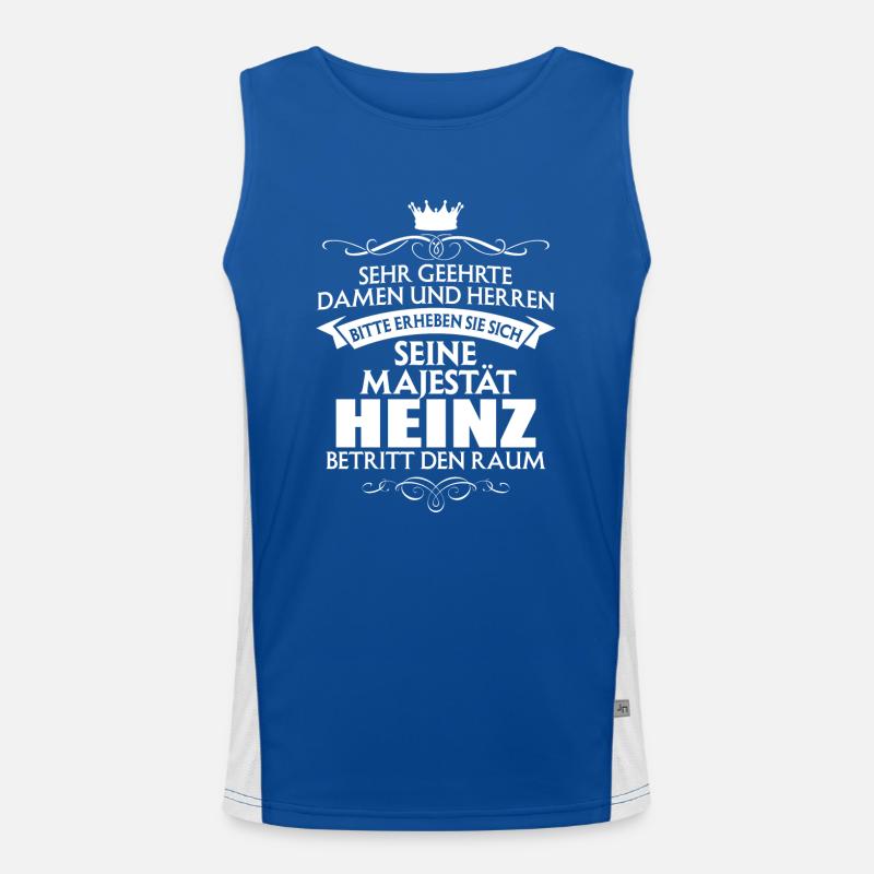 HEINZ - Majestät Funktionelles Kontrast-Tank Top für Männer 