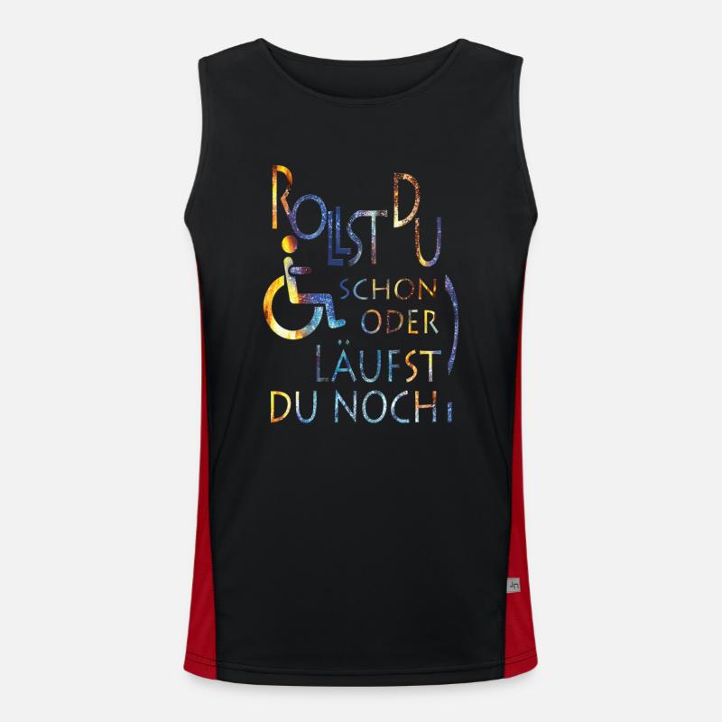 Rollst du schon farbig Funktionelles Kontrast-Tank Top für Männer 