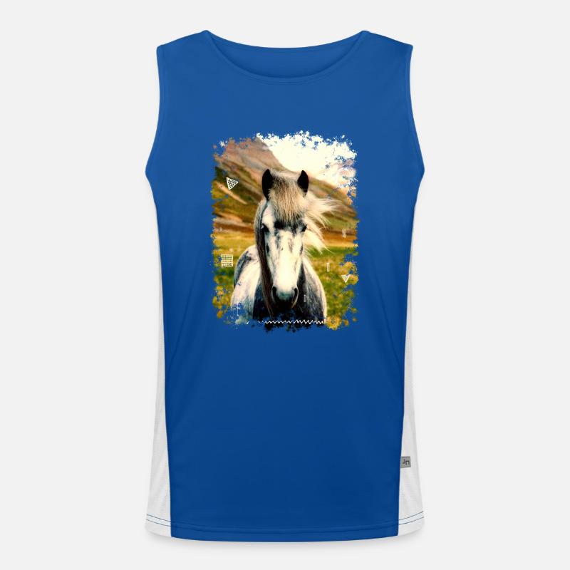 cheval Débardeur respirant contrasté Homme 