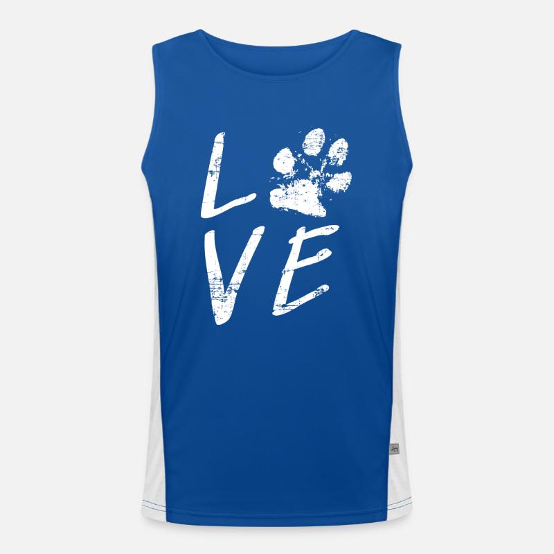 Animal lover Men's Functional Contrast Tank Top 