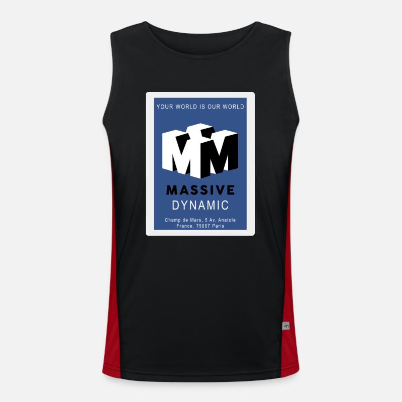 Massives Dynamyc Funktionelles Kontrast-Tank Top für Männer 