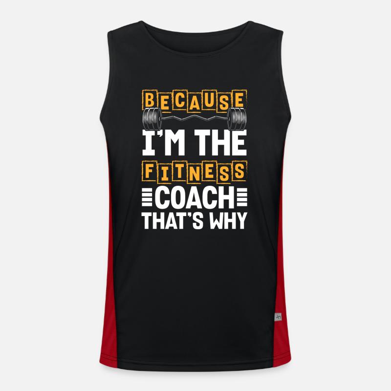 Gym Bench Press Training Men's Functional Contrast Tank Top 