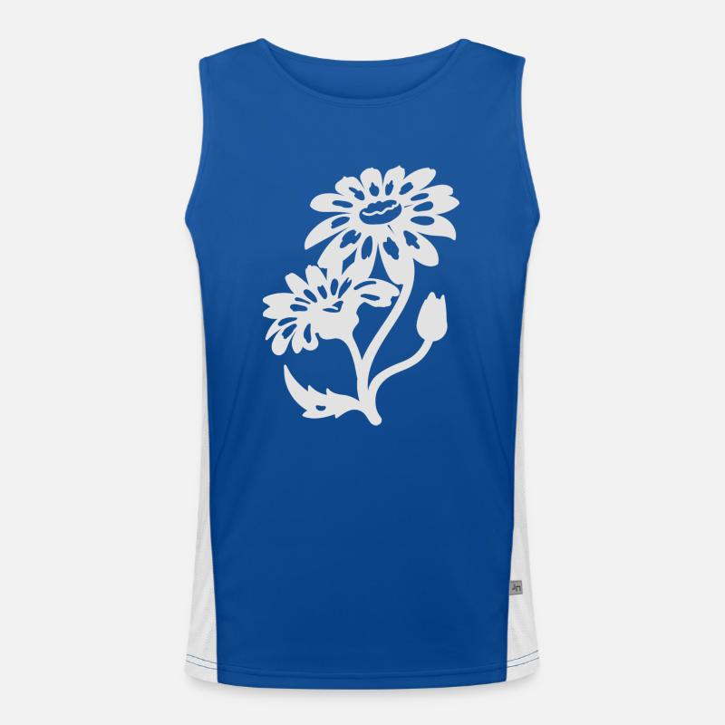 Simple daisyes Men's Functional Contrast Tank Top 