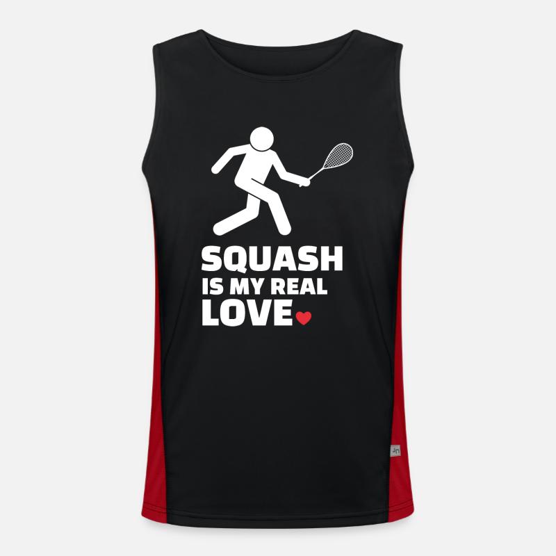 J’adore le squash Débardeur respirant contrasté Homme 