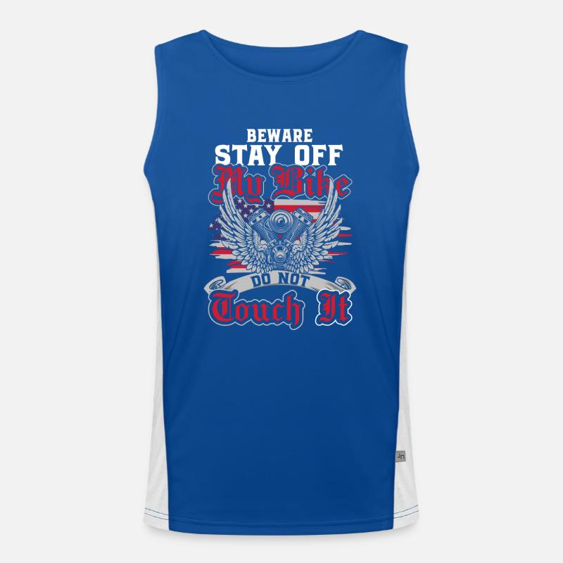 Nur Gucken Finger weg Einzelkind Funktionelles Kontrast-Tank Top für Männer 
