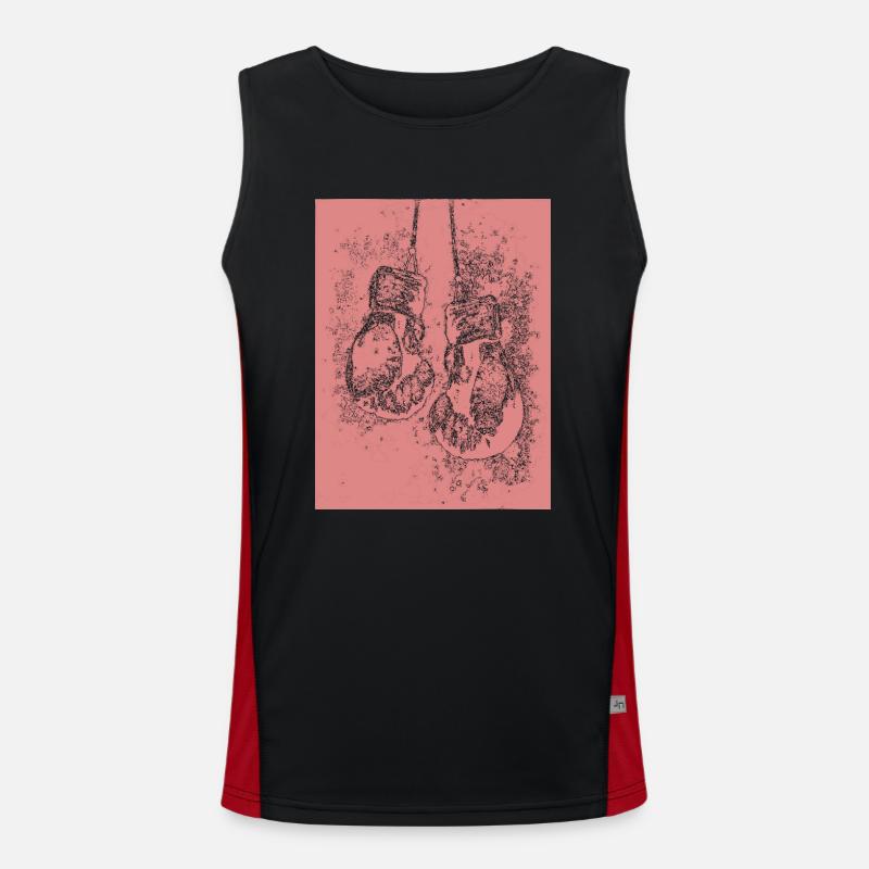 Boxe Débardeur respirant contrasté Homme 