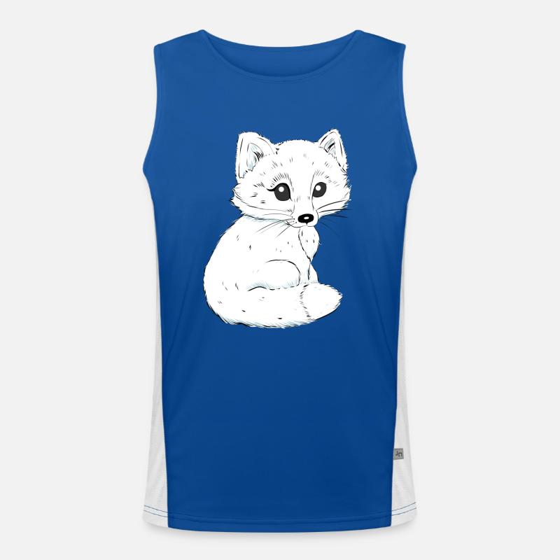 Fuchs Funktionelles Kontrast-Tank Top für Männer 