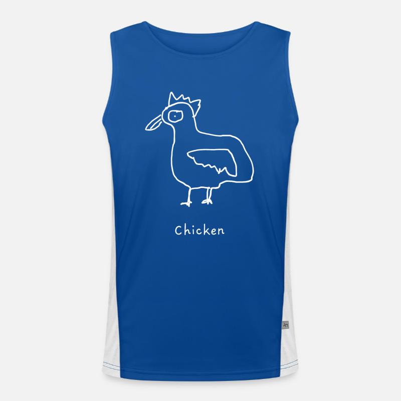 Chicken Men's Functional Contrast Tank Top 