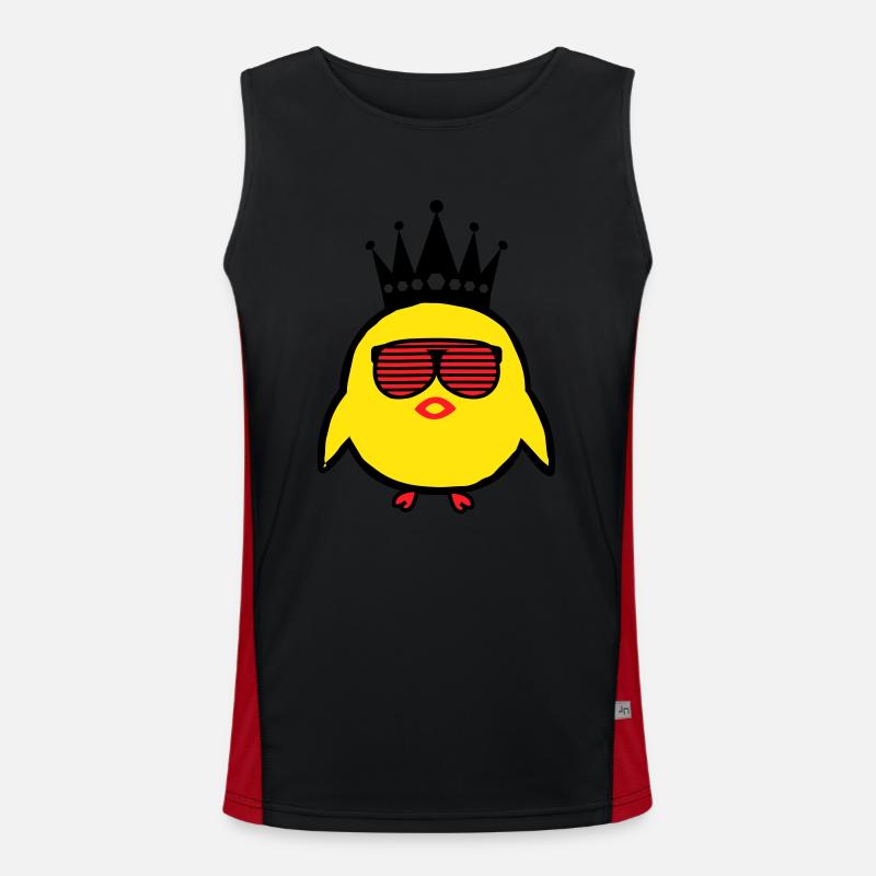 king kücken Funktionelles Kontrast-Tank Top für Männer 