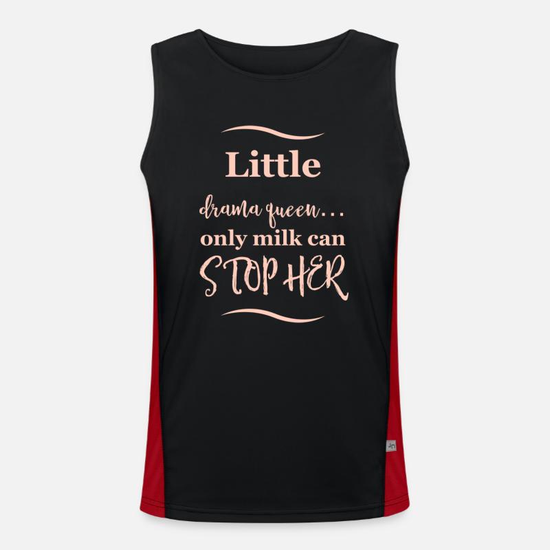 Babysprüche Funktionelles Kontrast-Tank Top für Männer 