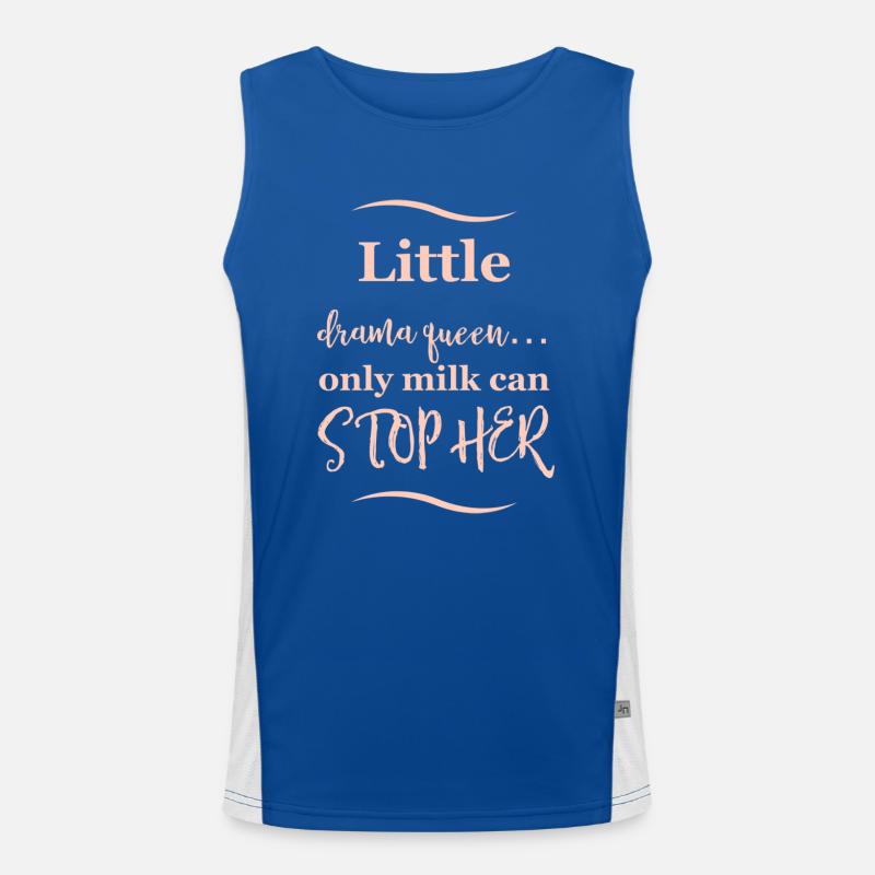 Babysprüche Funktionelles Kontrast-Tank Top für Männer 