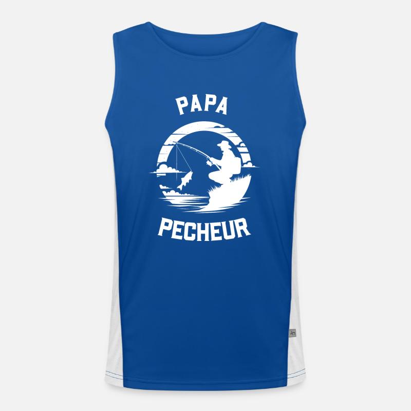 Sündiger Vater Funktionelles Kontrast-Tank Top für Männer 
