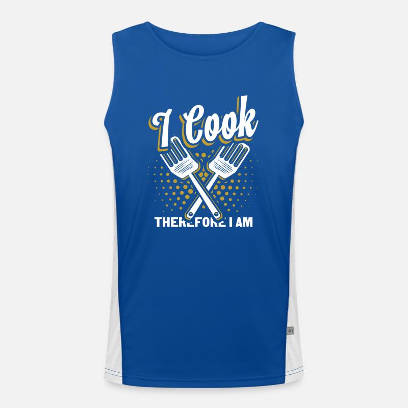 Cooking gift chef Men's Functional Contrast Tank Top 