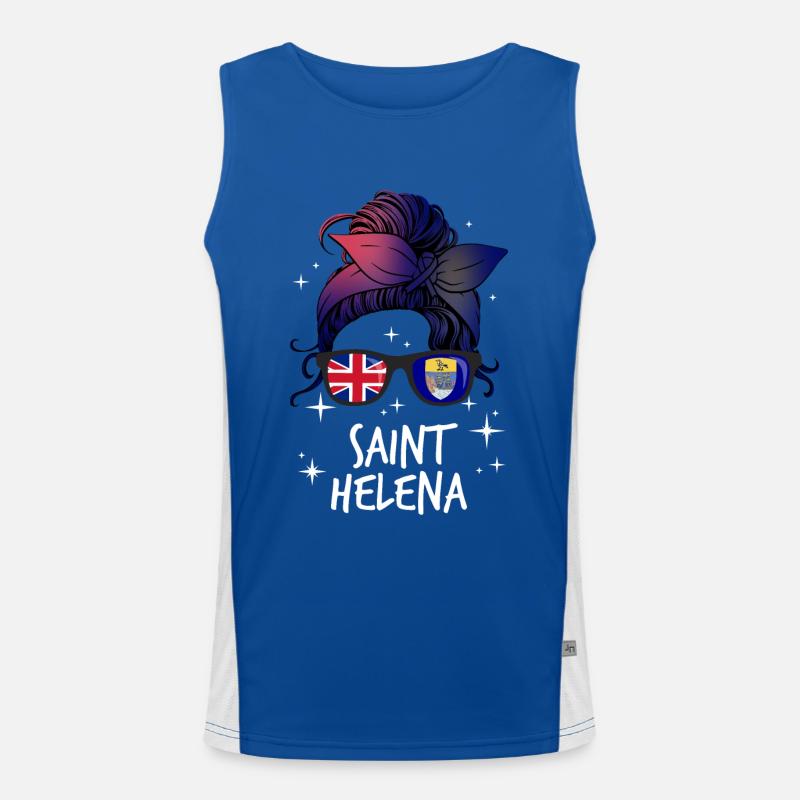 Saint Helena Men's Functional Contrast Tank Top 