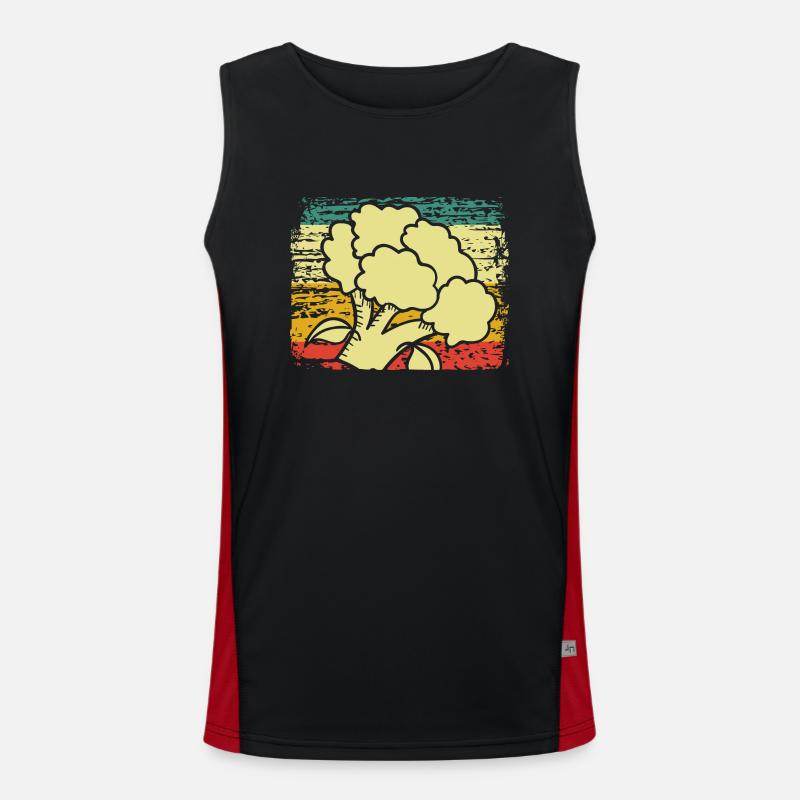 broccoli Men's Functional Contrast Tank Top 