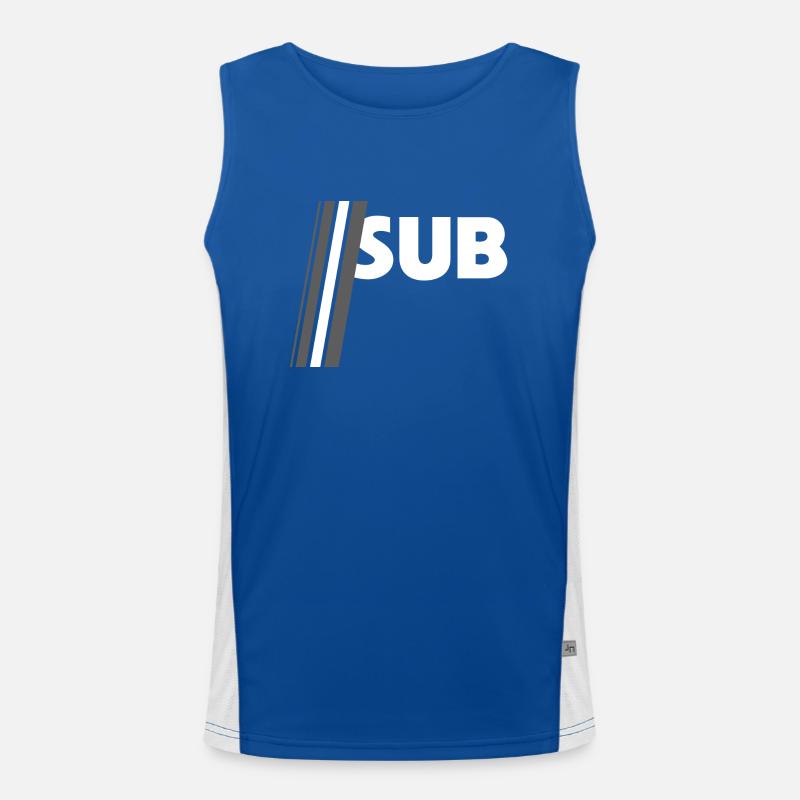SUB Hankycode Fetish Men's Functional Contrast Tank Top 